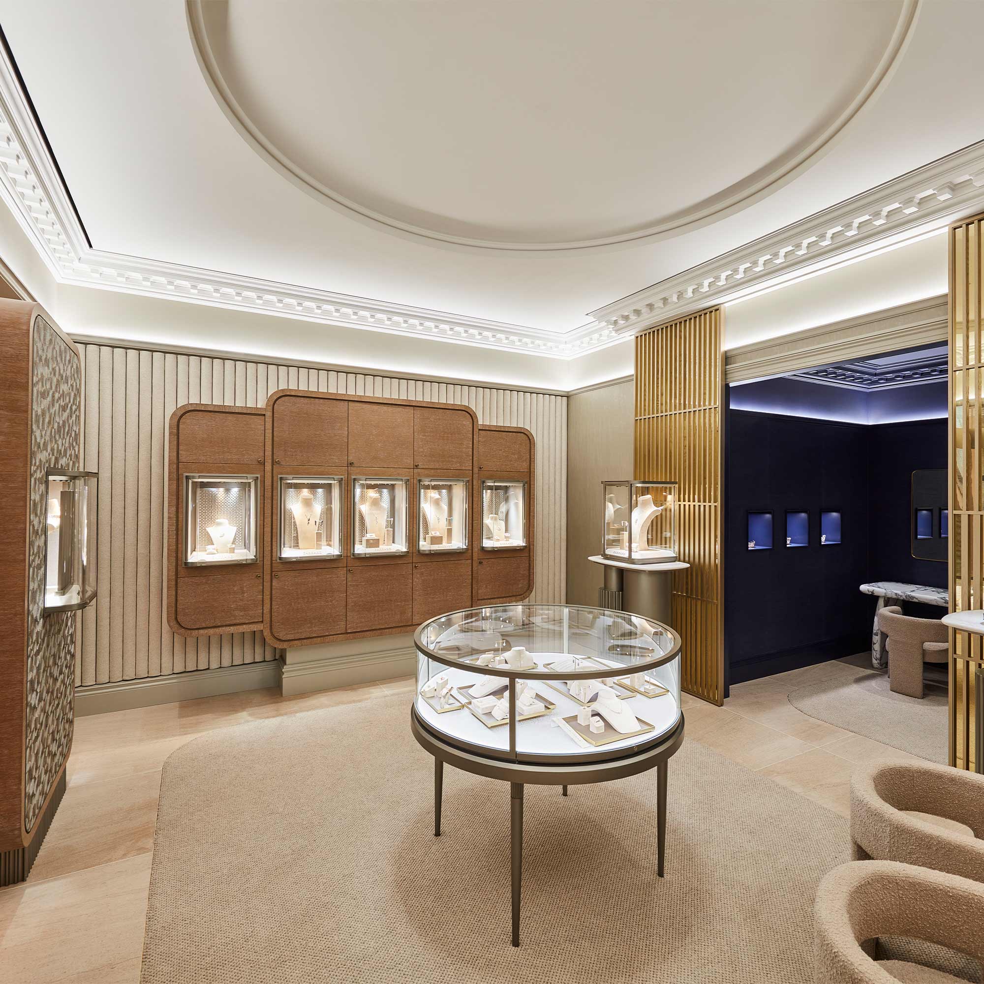 Garrard London Peninsula High Jewellery Boutique, Interior