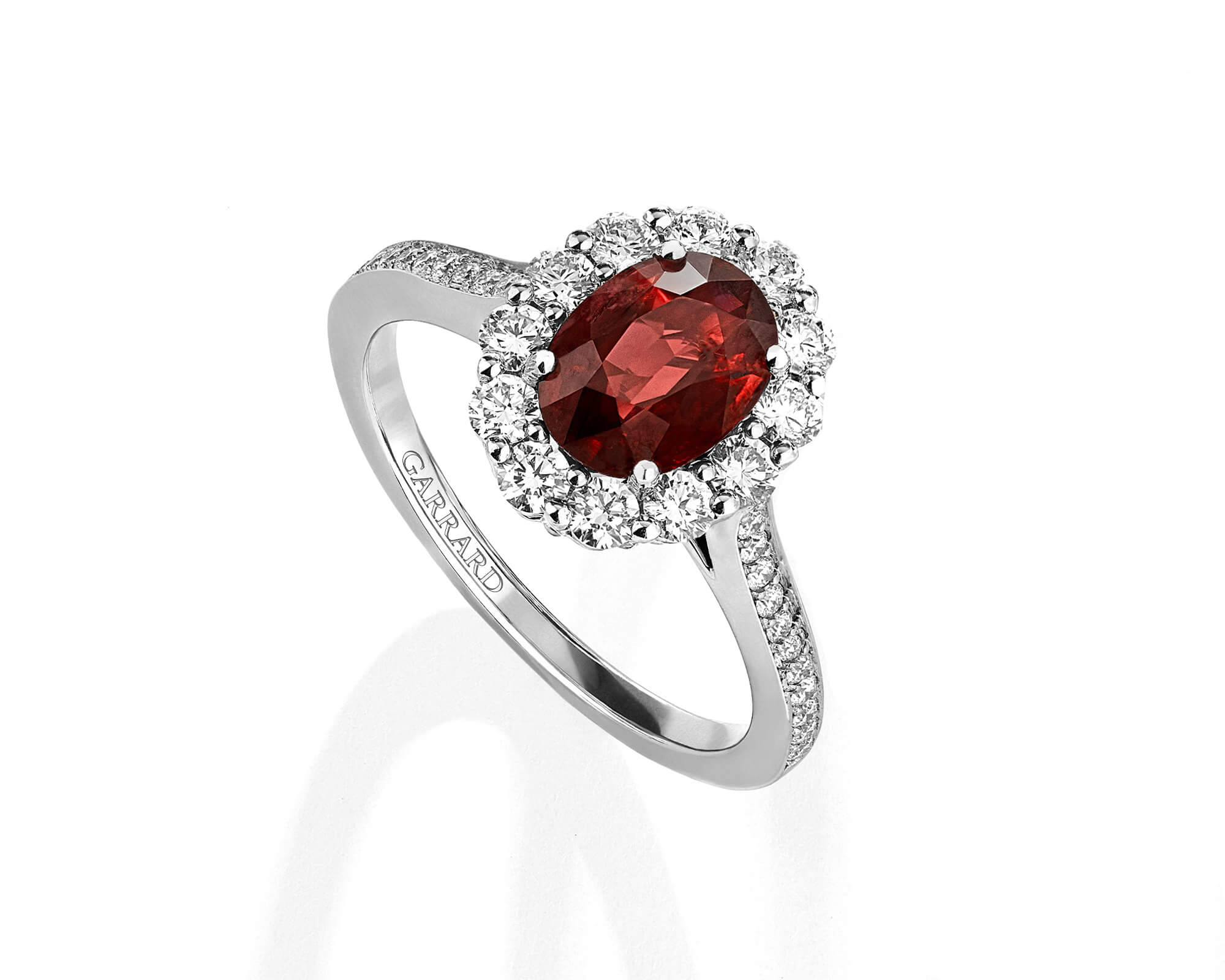 Garrard ruby Jewellery 1735 collection ruby and diamond ring