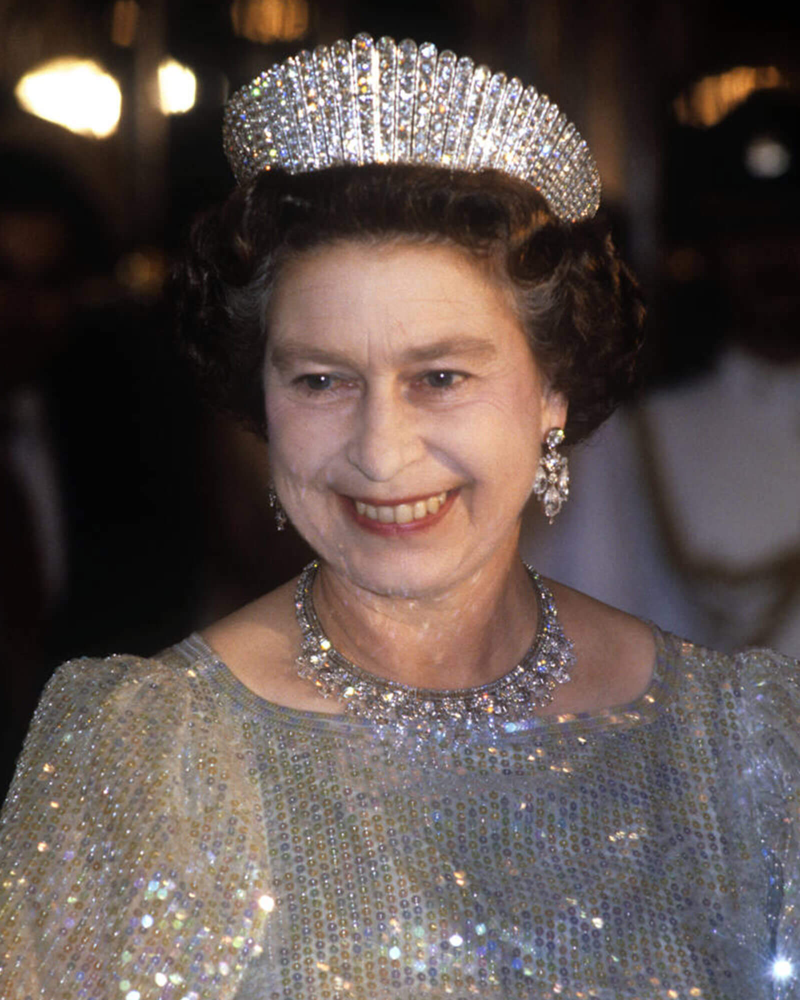 Royal Jewels made by Garrard Queen Alexandra’s Kokoshnik Tiara Queen Elizabeth II 1983