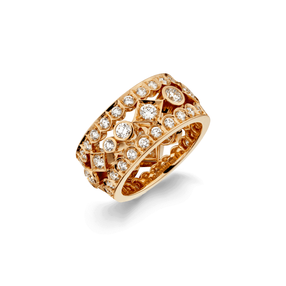 Garrard Albemarle Classic High Jewellery Diamond Ring In 18ct Rose Gold 2013407