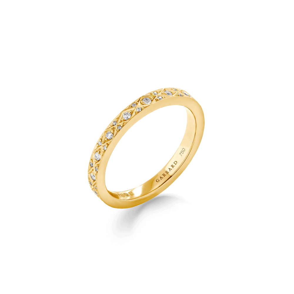 Garrard Bridal jewellery collection Signature Diamond Eternity Band in 18ct Yellow Gold 2015931