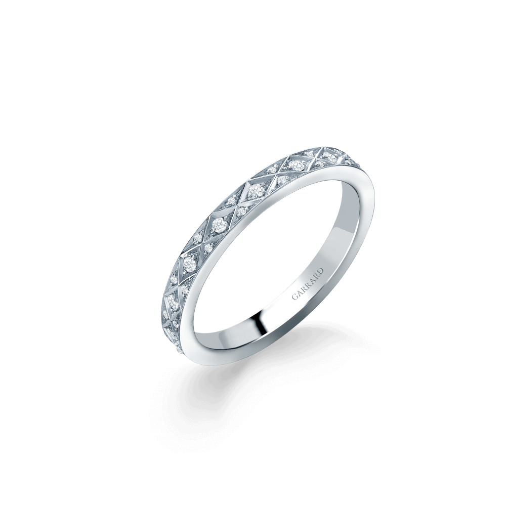 Garrard Bridal jewellery collection Signature Diamond Eternity Band in Platinum 2.5mm 2014996