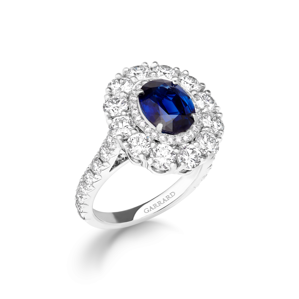 Garrard Jewelled Vault 2.83ct Oval Diamond 1735 Ring In Platinum 2019209