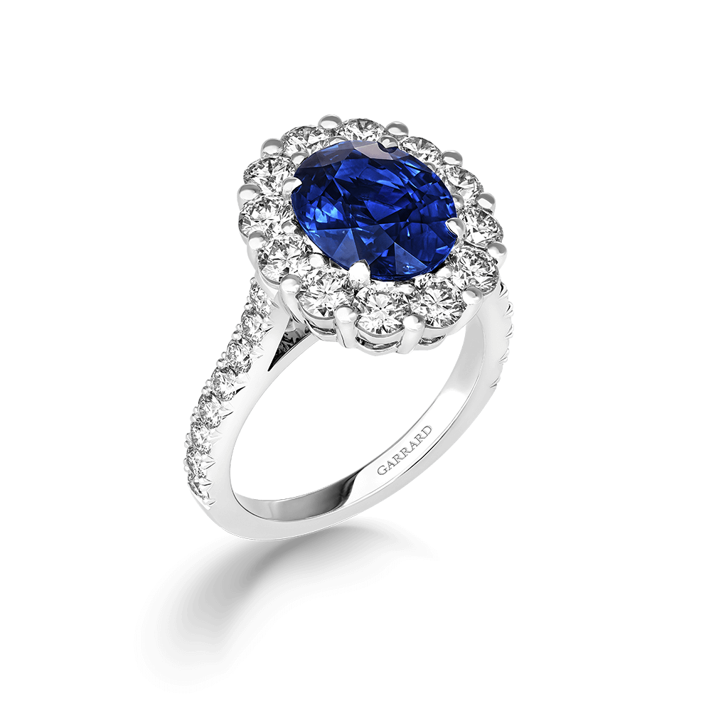 Garrard Jewelled Vault 3.68ct Oval Diamond 1735 Ring In Platinum 2019453