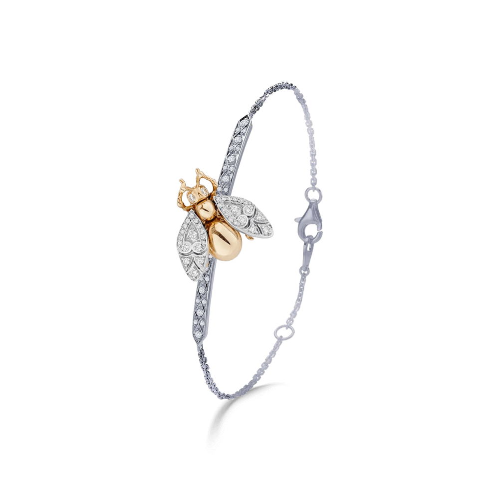 Garrard Mini Icons collection Enchanted Palace Bracelet in 18ct White Gold with Diamonds 2017547 Hero View